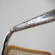 Set of six chrome plated and wood italian dining chairs by Breuer, 1970s
