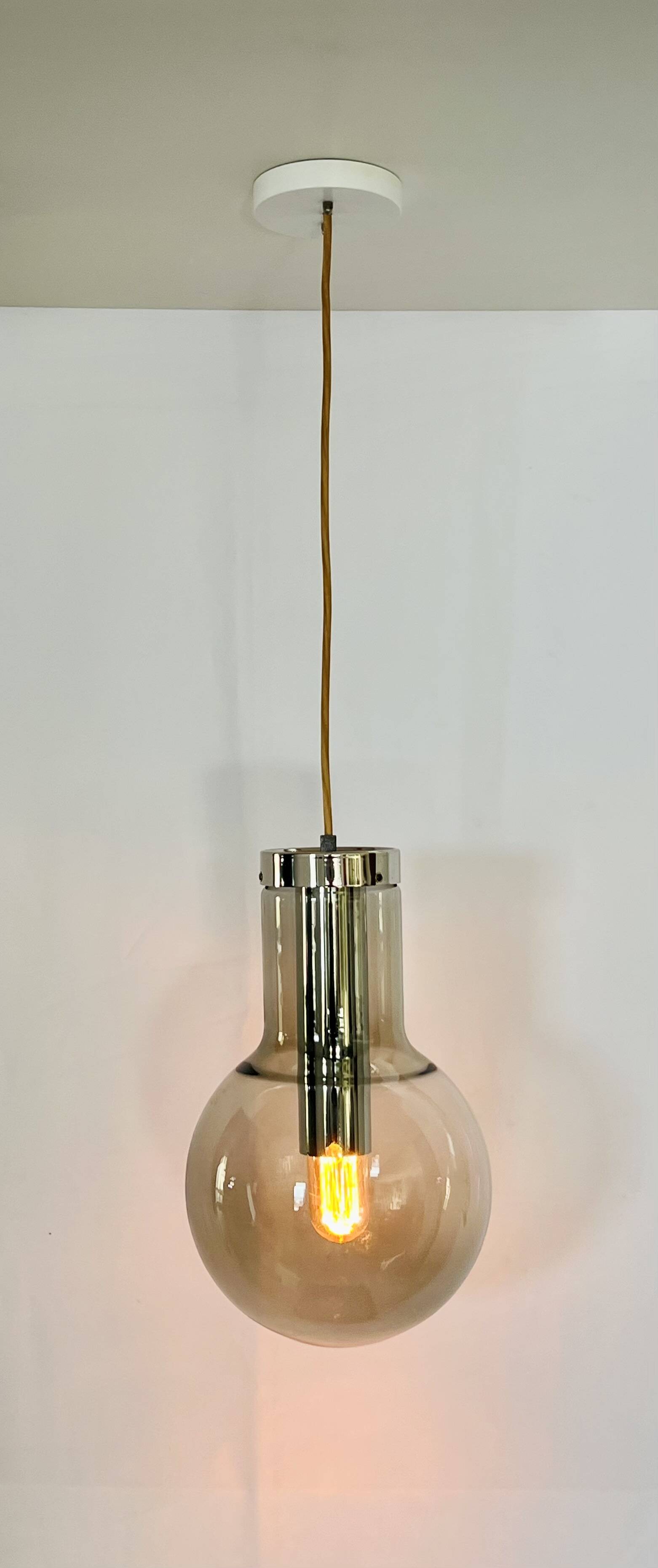 Medium Maxi Bulb pendant light by F. Ligtelijn for Raak, Netherlands 60's