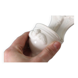 19th century earthenware stoup, Mouzin Frères, Onnaing