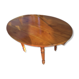 Table ovale en merisier époque Louis Philippe