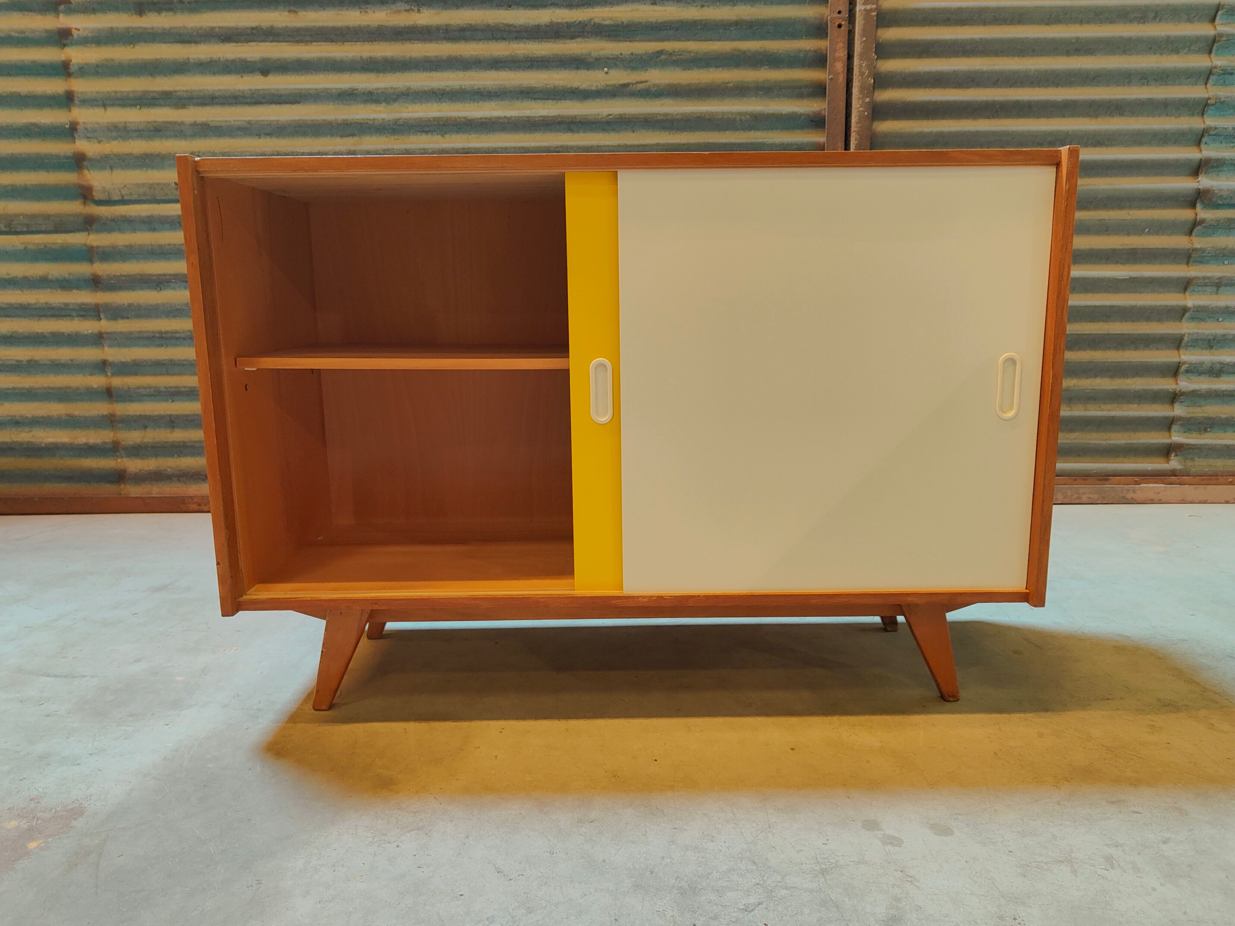 Buffet U 452 Yellow by Jiri Jiroutek for Interier Praha 1960