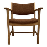 Scandinavian design armchair stamped "hans wegner" 1960.