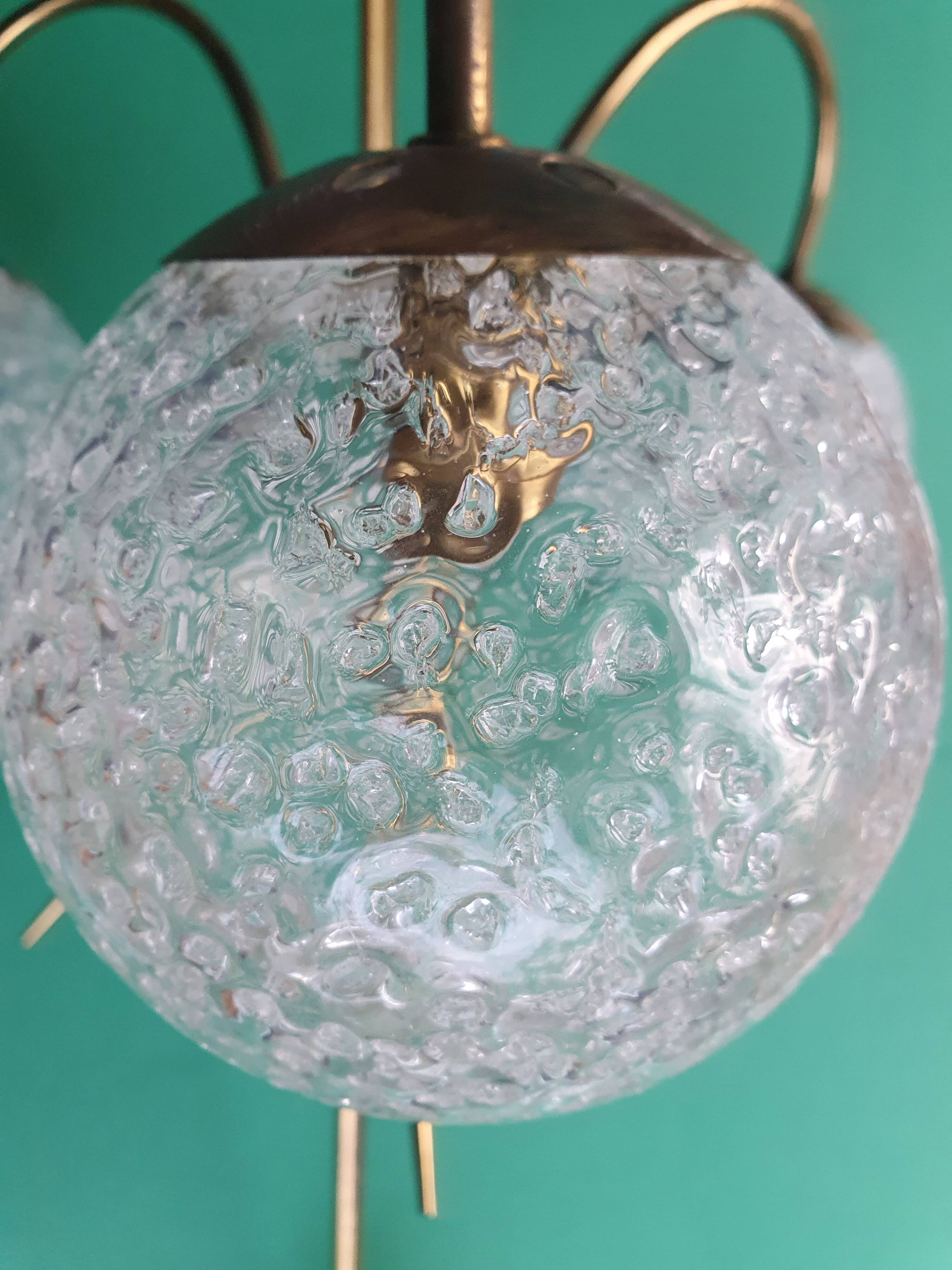 Vintage three-light chandelier