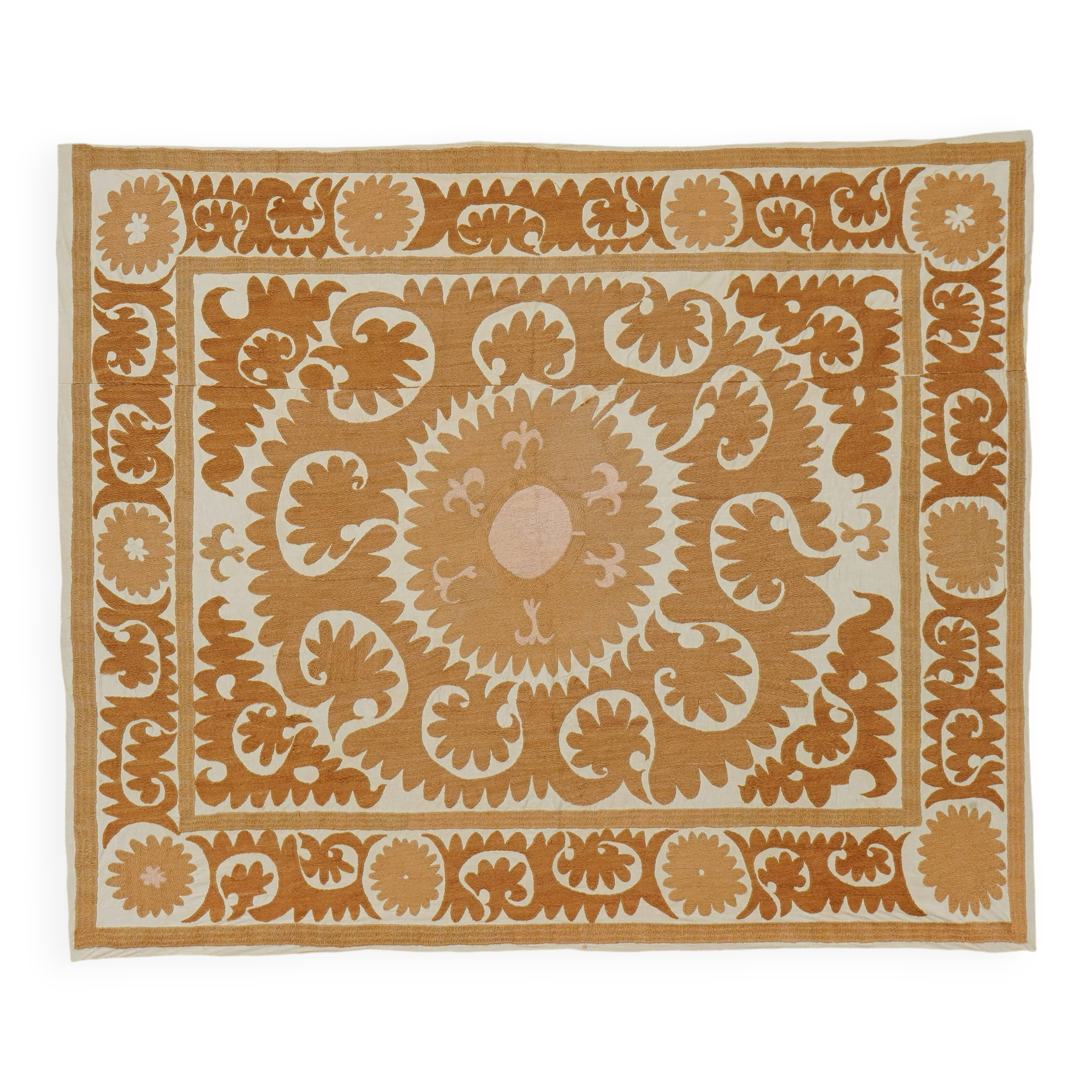 Tapis turc vintage noué à la main