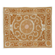 Hand-knotted rug, vintage Turkish rug 111x129 cm