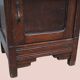 Pair of Art Nouveau bedside tables in solid oak, late 19th century.