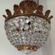 1960s crystal chandelier