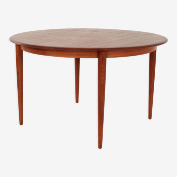 Table pliante ronde, design années 1970