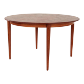 Table pliante ronde, design années 1970