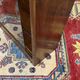1970s walnut English display cabinet