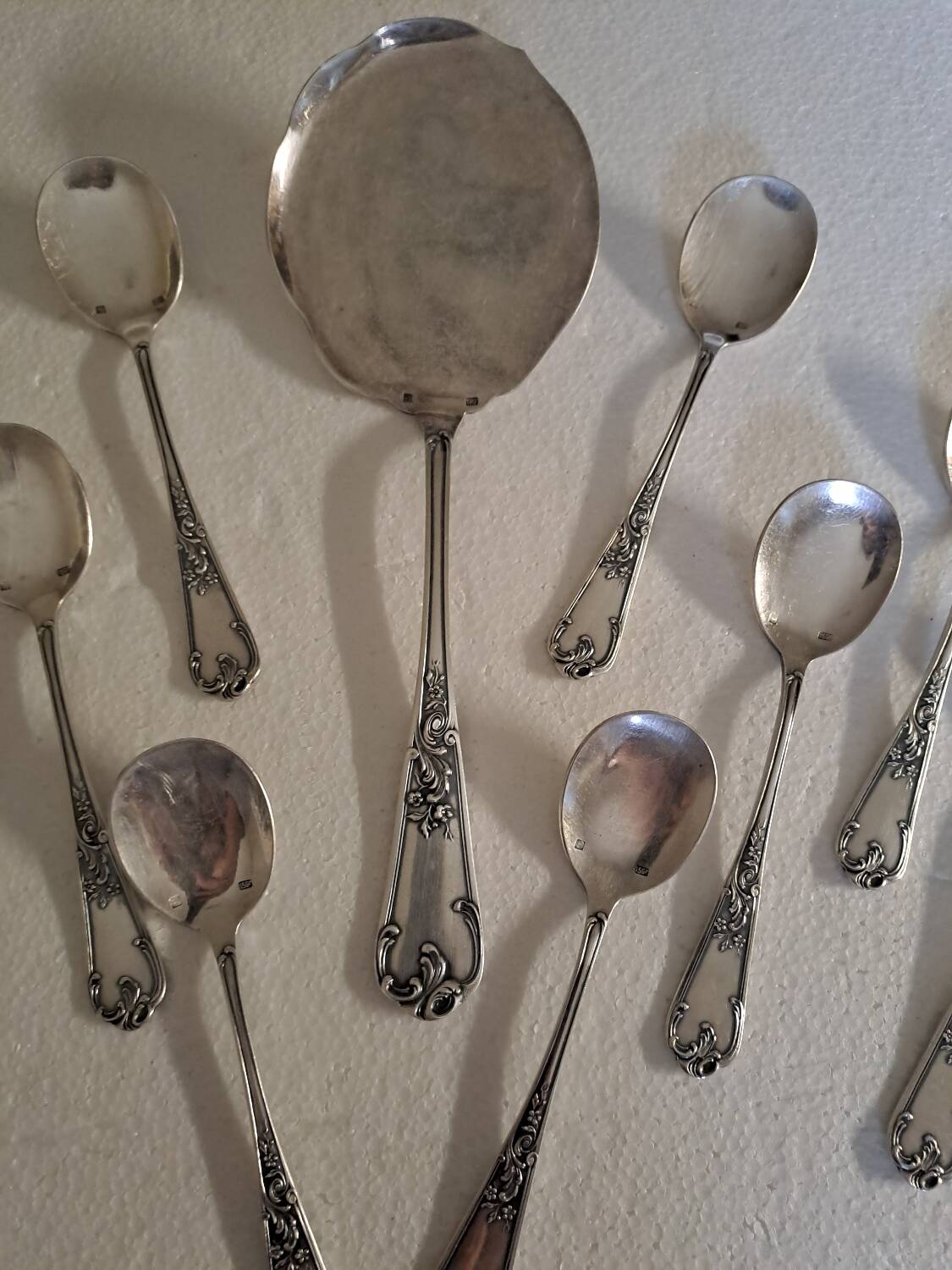 Silver-plated ice service La Mondiale