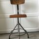 Chaise industrielle vintage