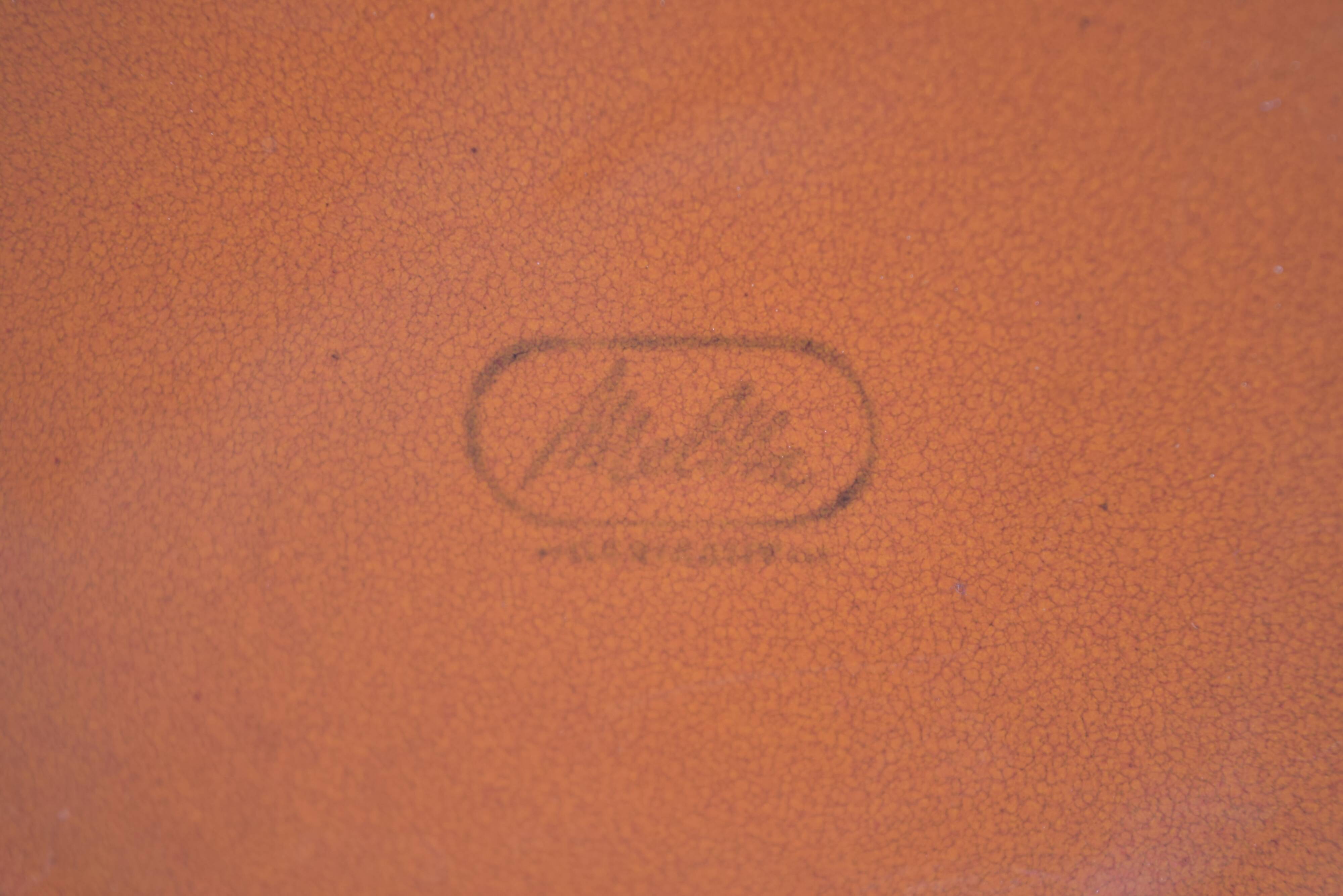 MELITTA - Vintage orange glazed ceramic coffee maker