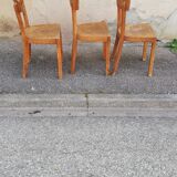 Set of 3 vintage bistro chairs