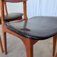 SET of 3 Vintage STOL Kamnik Dining Chair: 1970s Yugoslavian Mid-Century Mo