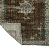 Modern Unique Rug, Turkish Oriental Handmade Boho Kilim Rug,for Kitchen,Bedroom 187x 260 cm