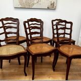 Set of 6 Louis Philippe canned chairs