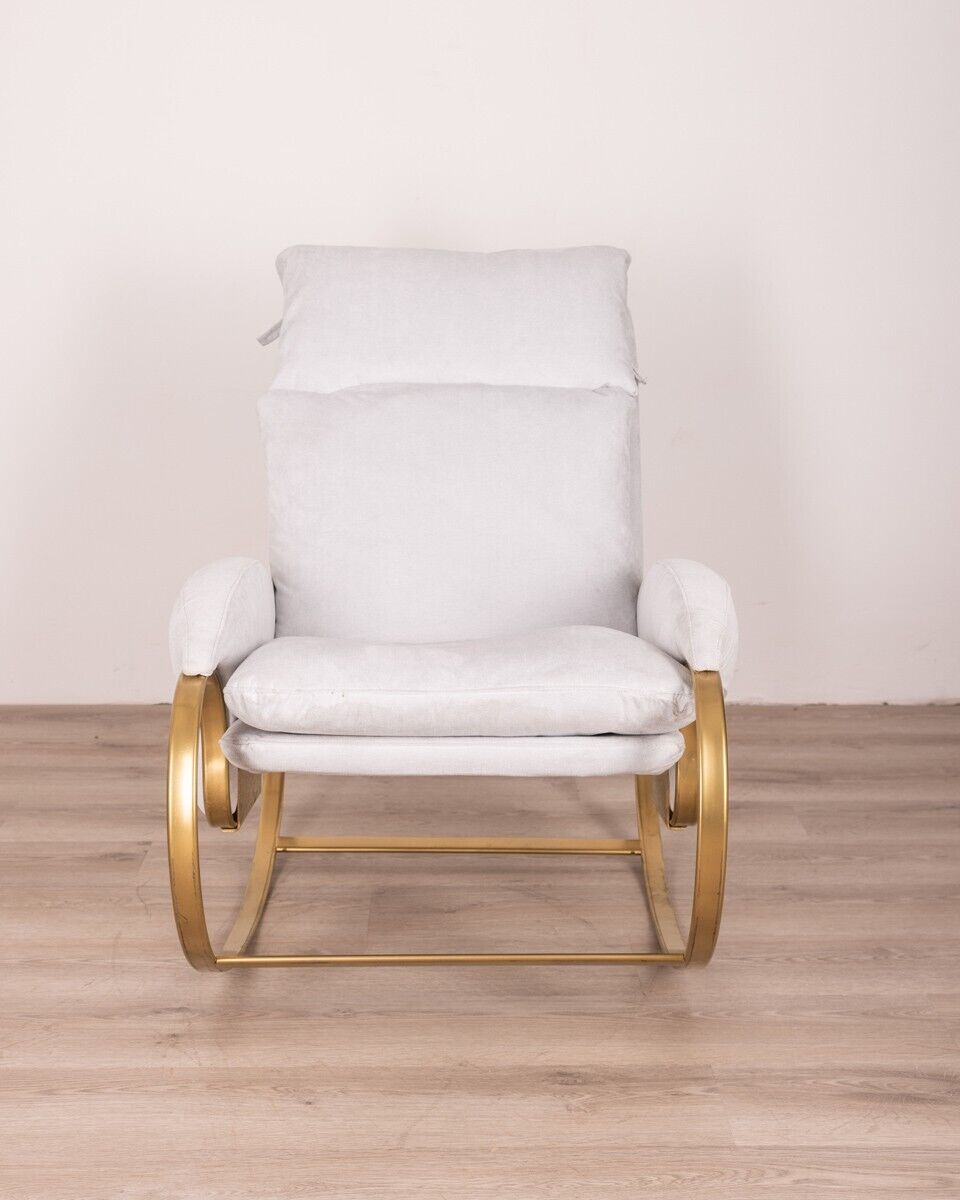 Rocking-chair vintage 70s Design G. Faleschini