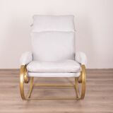 Rocking-chair vintage 70s Design G. Faleschini