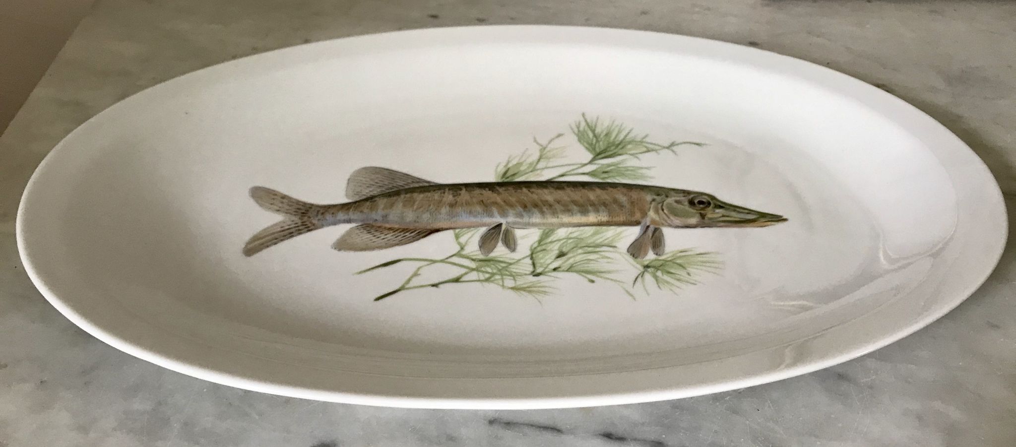 Porcelain oval dish