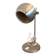 Old Vintage Retro Industrial Silver Metal Eyeball Lamp