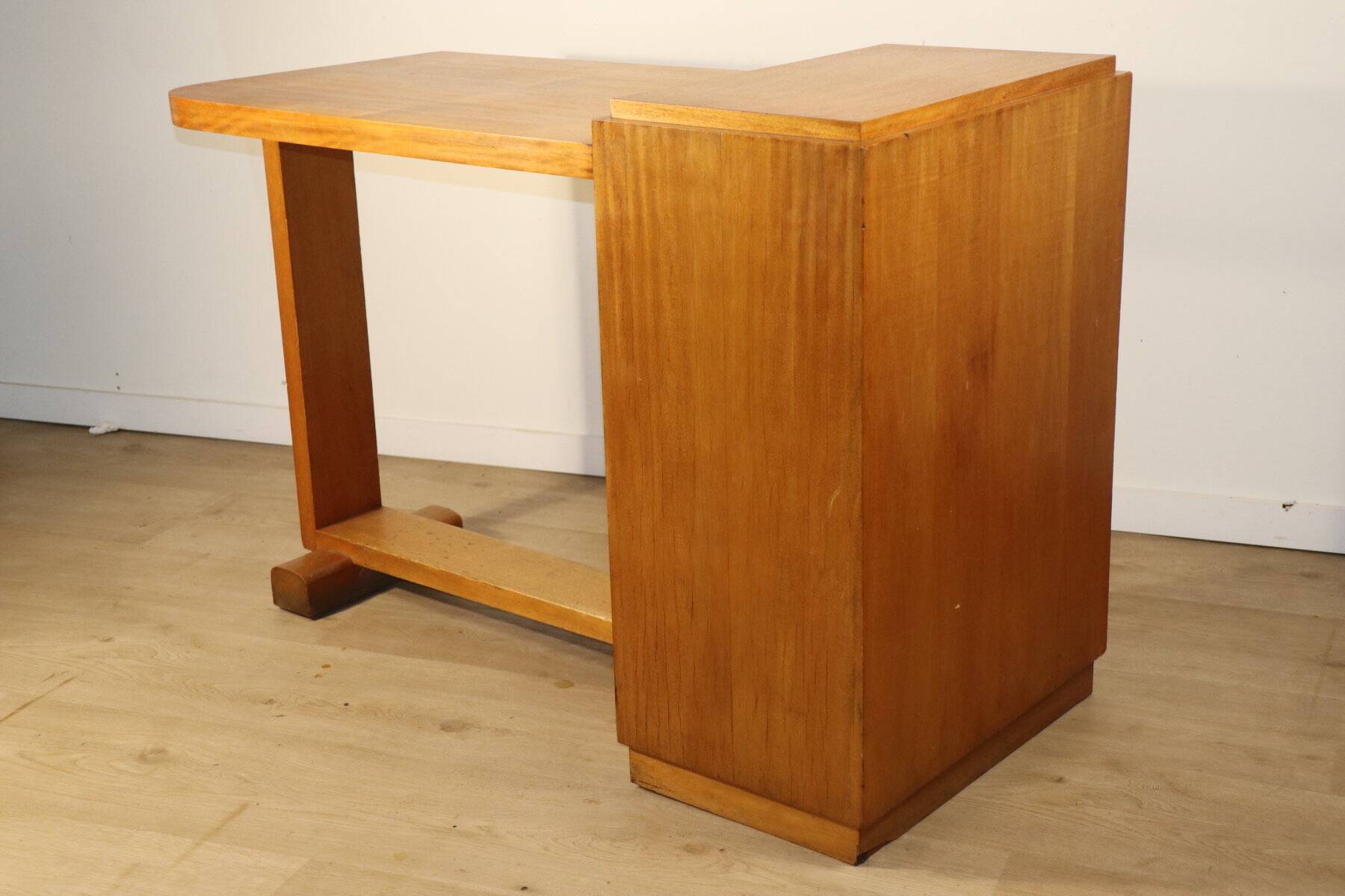 Art Deco style wooden desk, 1940