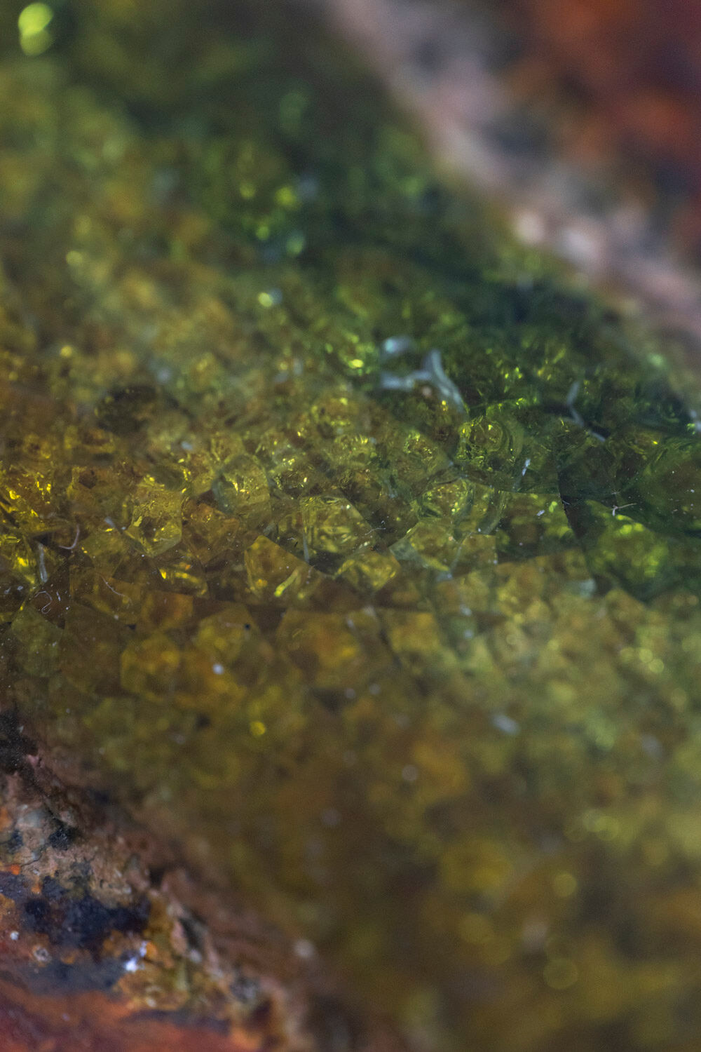 Robert and Jean Cloutier lava and metal coffee table, 1950s