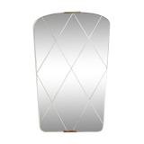 Mirror cross haired mirror  1960 - 33x52cm