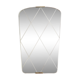 Mirror cross haired mirror  1960 - 33x52cm