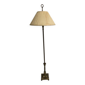 Brass floor lamp