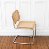 Chaise Cesca B32 Breuer Made in Italy - Cannage assise refait