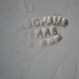 6 very old plates U&C Sarreguemines Model Arlette year 1960 hand painted earth