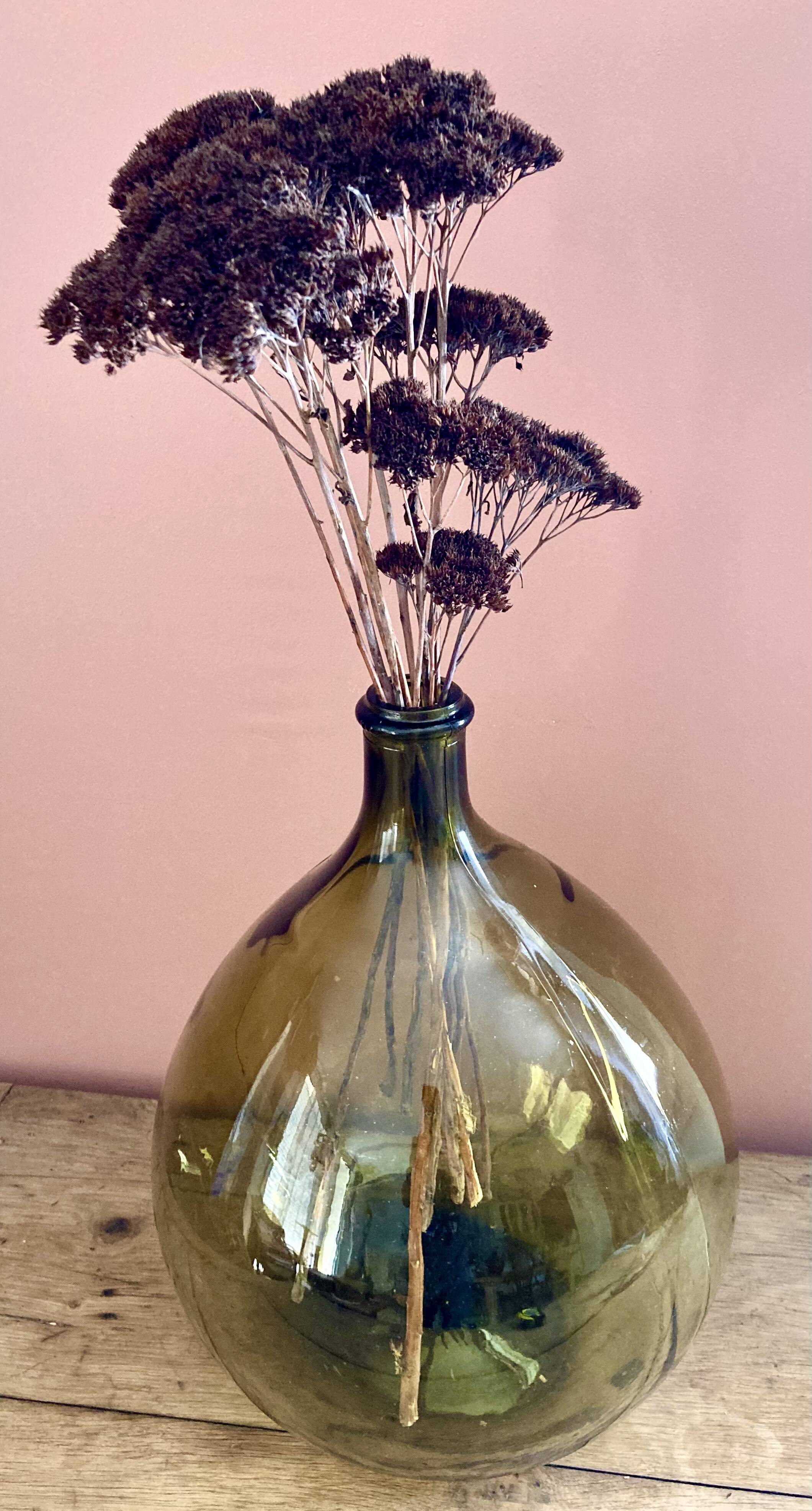 10L demijohn in a pretty olive green