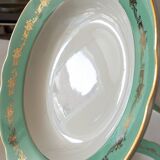 6 antique plates in fine earthenware St Étienne