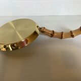 Grasoli Germany bamboo brass pocket emptier