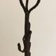 Pair of wrought iron fire tongs