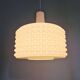 Large white opaline pendant light, Ivan Jakes design, 1960s