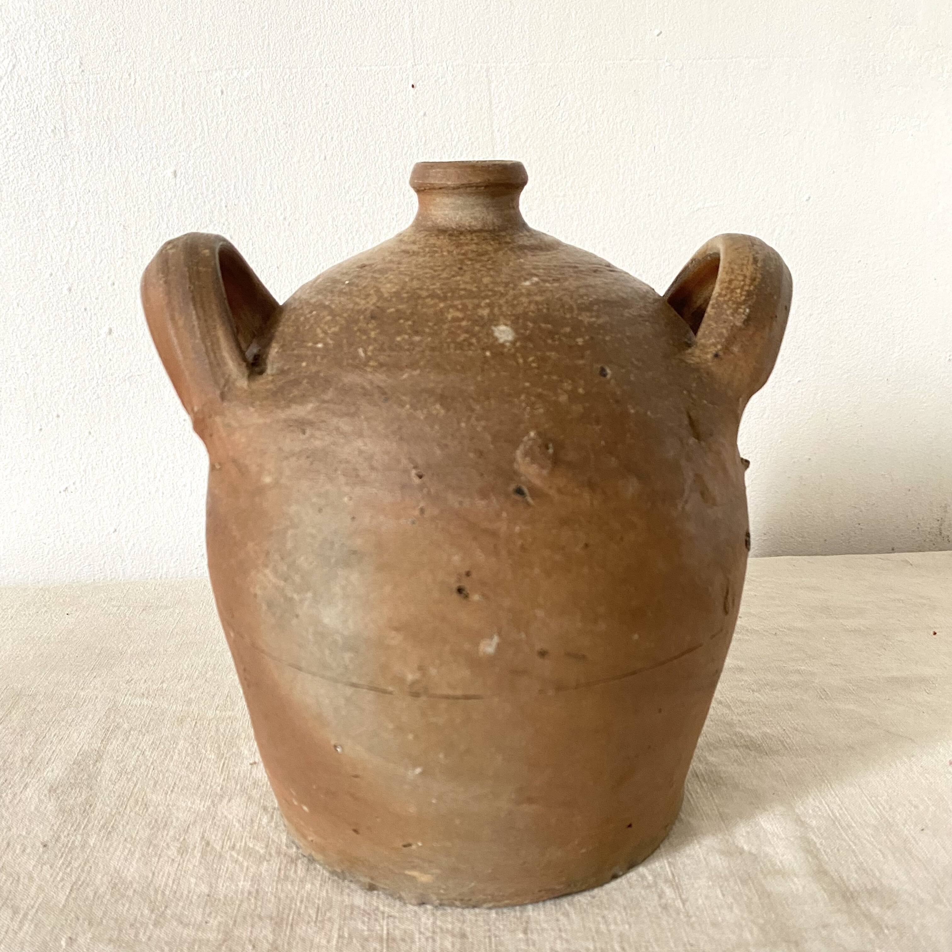 Jar, old terracotta pot
