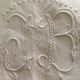 Embroidered cotton sheet JB.