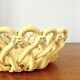Coupe tressée céramique jaune  (23 cm)