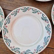 Set of 7 Flat Plates Holly Model HB