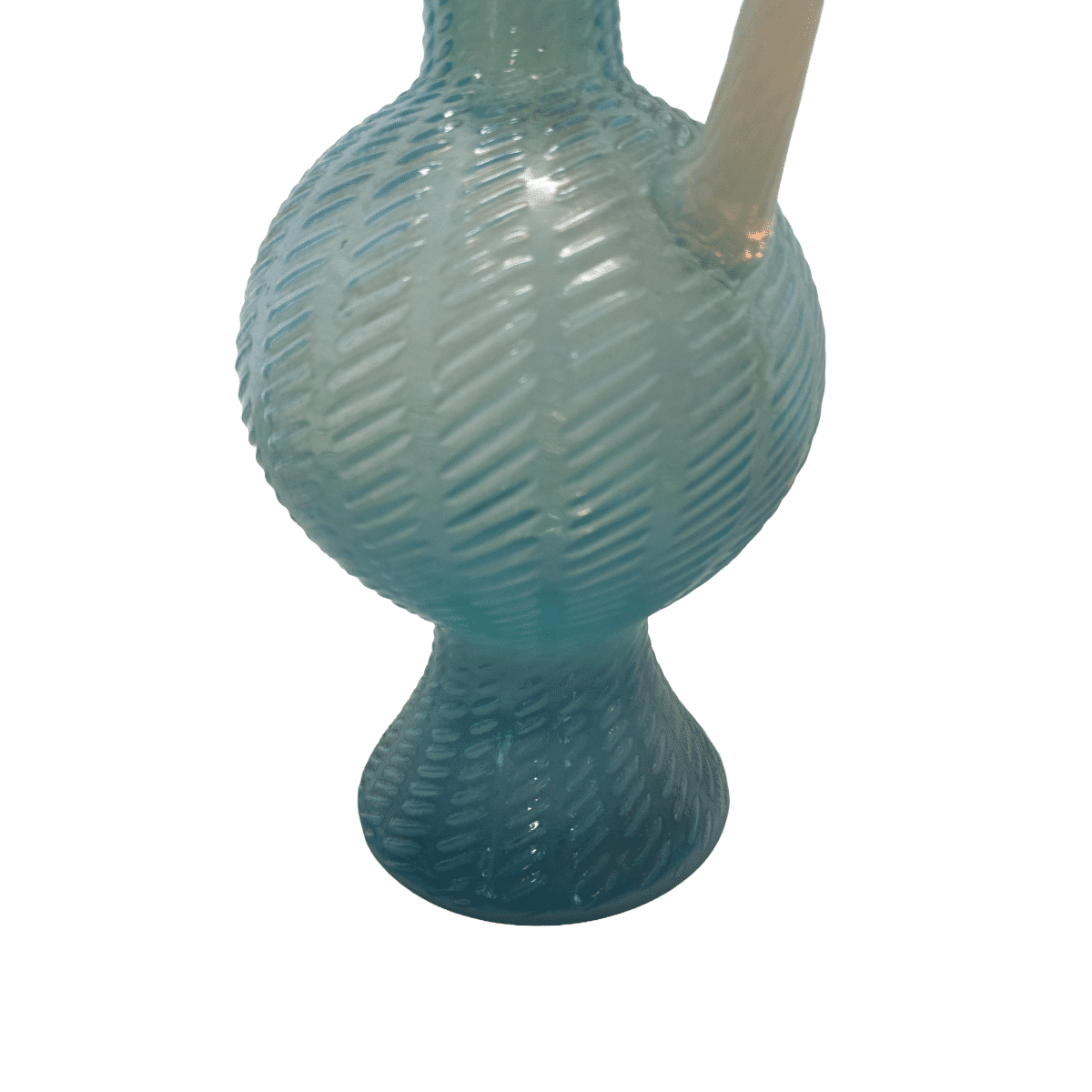 Vintage Blue Swirl Carafe From Italy, 1950/60s
