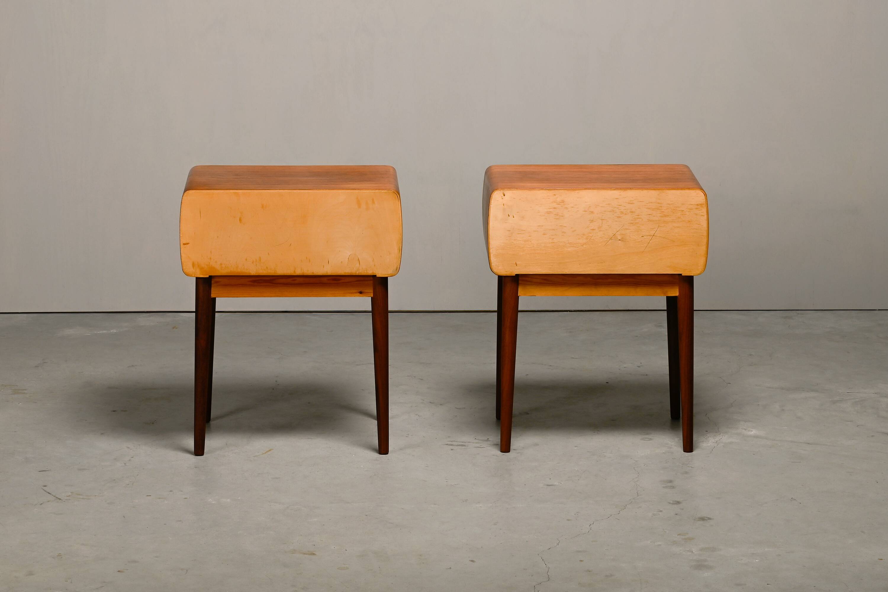Pair of Scandinavian Modern Johannes Andersen Nightstands in teak, Denmark