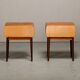 Pair of Scandinavian Modern Johannes Andersen Nightstands in teak, Denmark