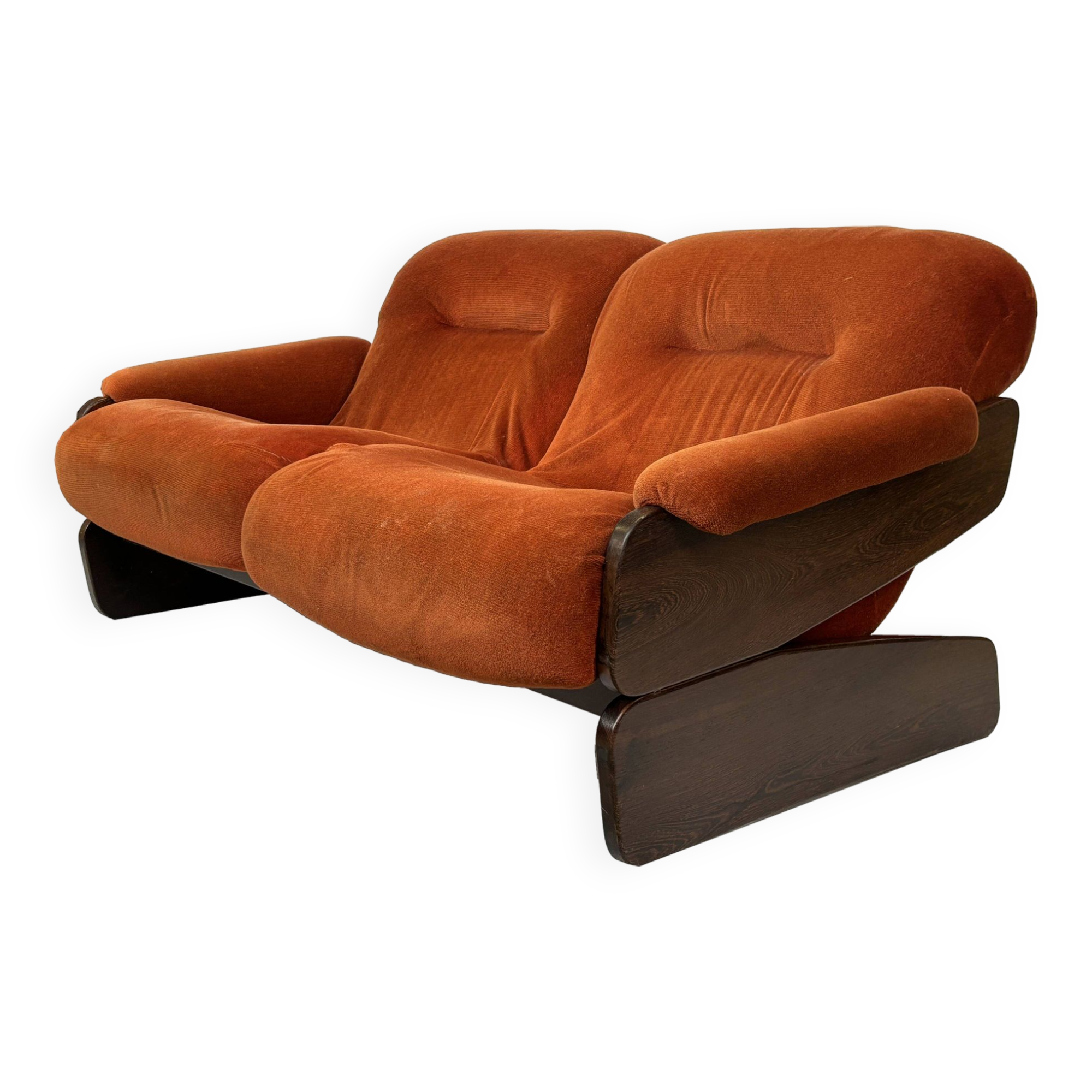 Vintage Space Age Sofa Two Seater Sofa Design 1970s