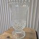 Large pedestal vase in crystal