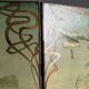 Art nouveau antique room divider