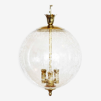 Limburg pendant lamp in glass and brass