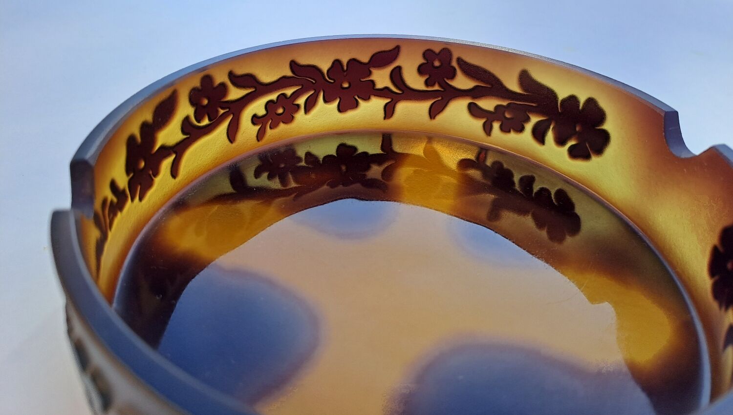 Ashtray glass paste Le Vianne