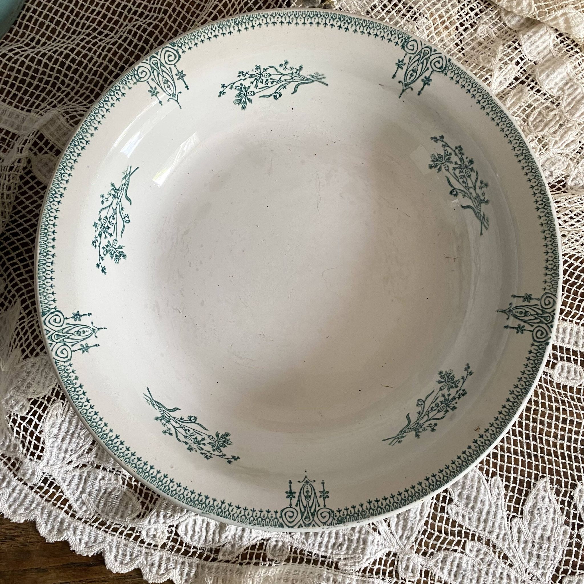 St Amand ironstone salad bowl